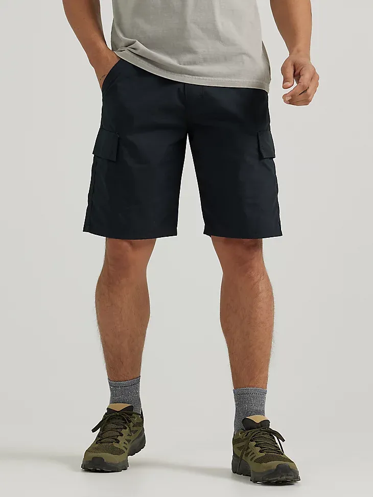 ATG BY WRANGLER™ MEN'S FLEX CARGO SHORT IN DUSTY OLIVE