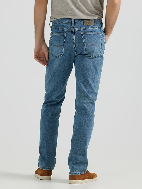 MEN'S WRANGLER AUTHENTICS® REGULAR FIT FLEX JEAN IN VINTAGE BLUE