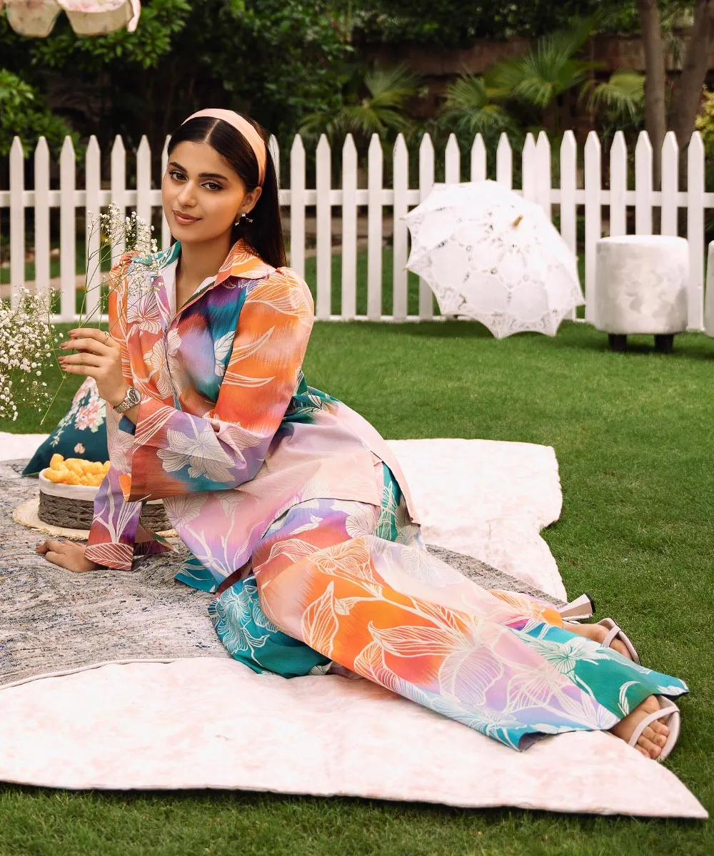 2 Piece - Printed Lawn Suit