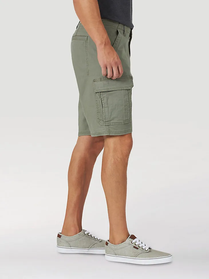 MEN'S WRANGLER AUTHENTICS® STRETCH CARGO SHORT IN GRAIN