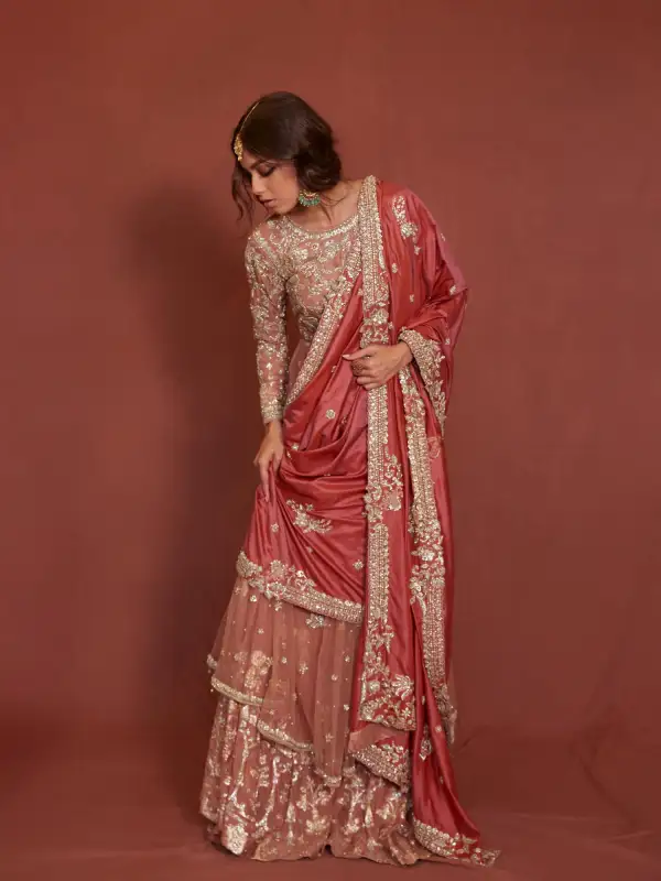 SUFI W/ GHAGRA & DUPATTA