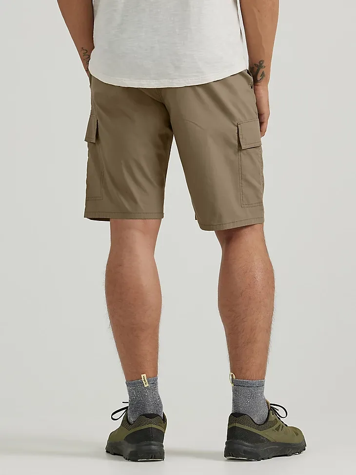 ATG BY WRANGLER™ MEN'S FLEX CARGO SHORT IN DUSTY OLIVE