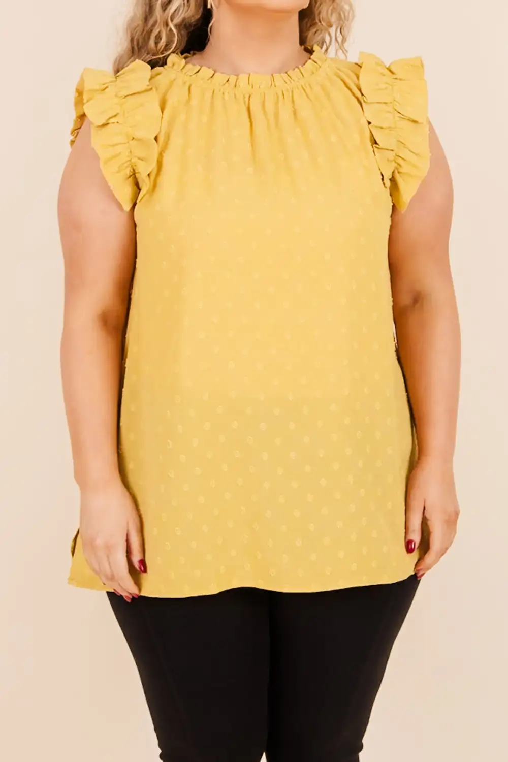 Sweetie Pie Top, Gold Mustard