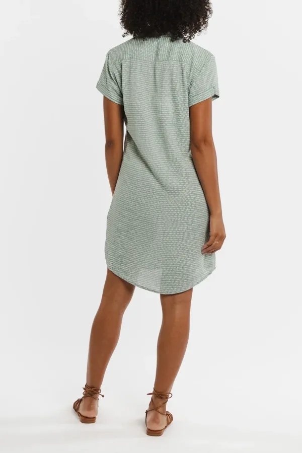 The Loren Lapel Shirt Dress