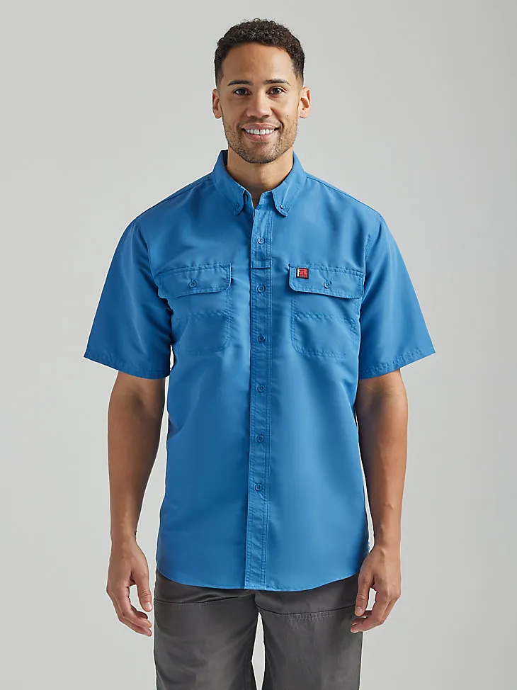 WRANGLER® RIGGS WORKWEAR® LIGHTWEIGHT WORK SHIRT IN DARK BLUE