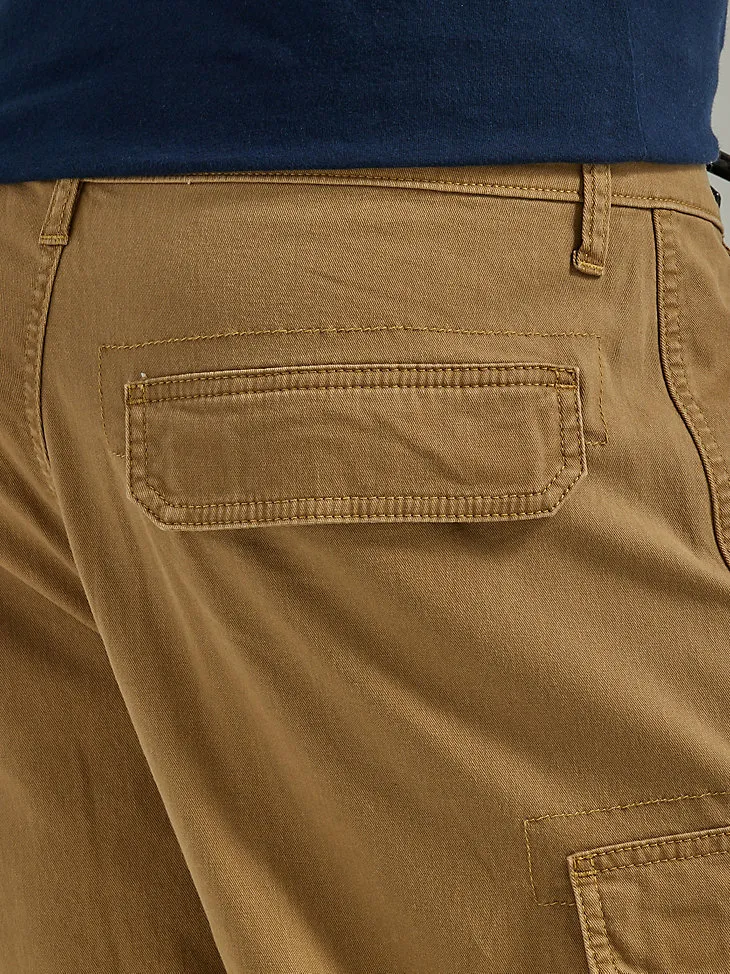 WRANGLER® MEN'S FIVE STAR PREMIUM STACKED CARGO SHORT IN TWILL