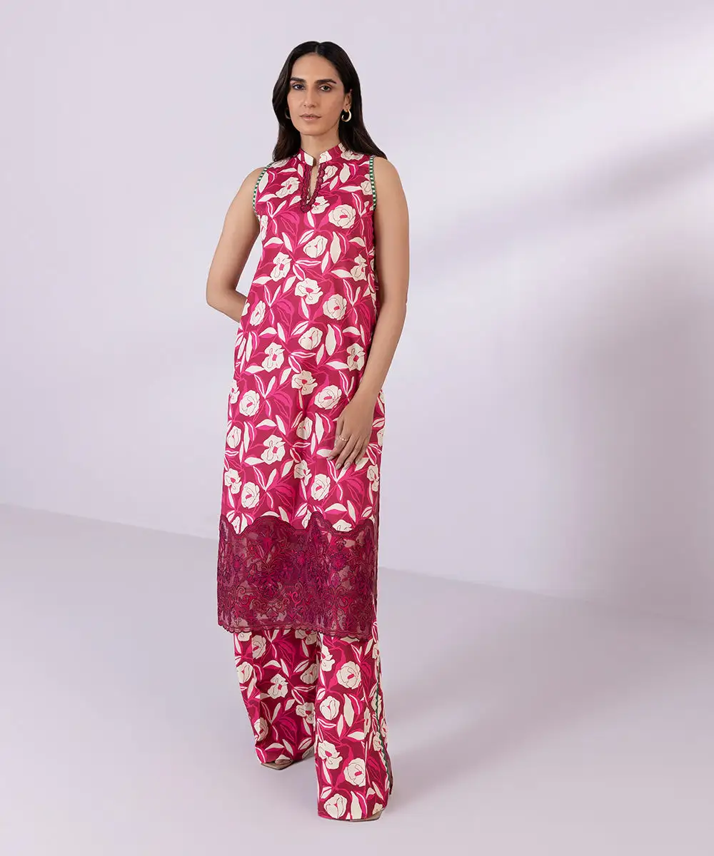 2 Piece - Embroidered Lawn Suit