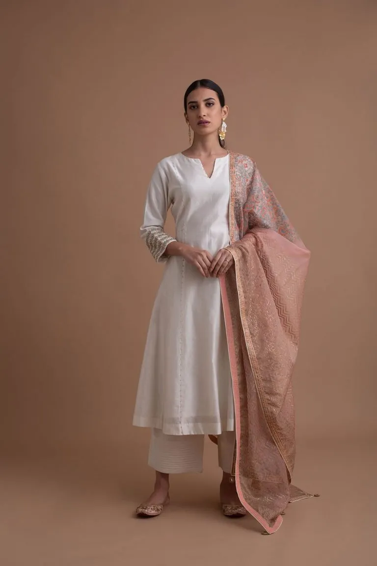 Gota Embroidered Kurta Set