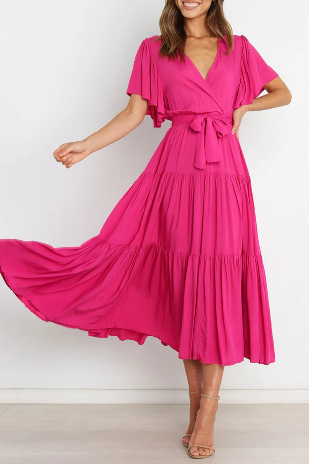 BARKER DRESS - PINK