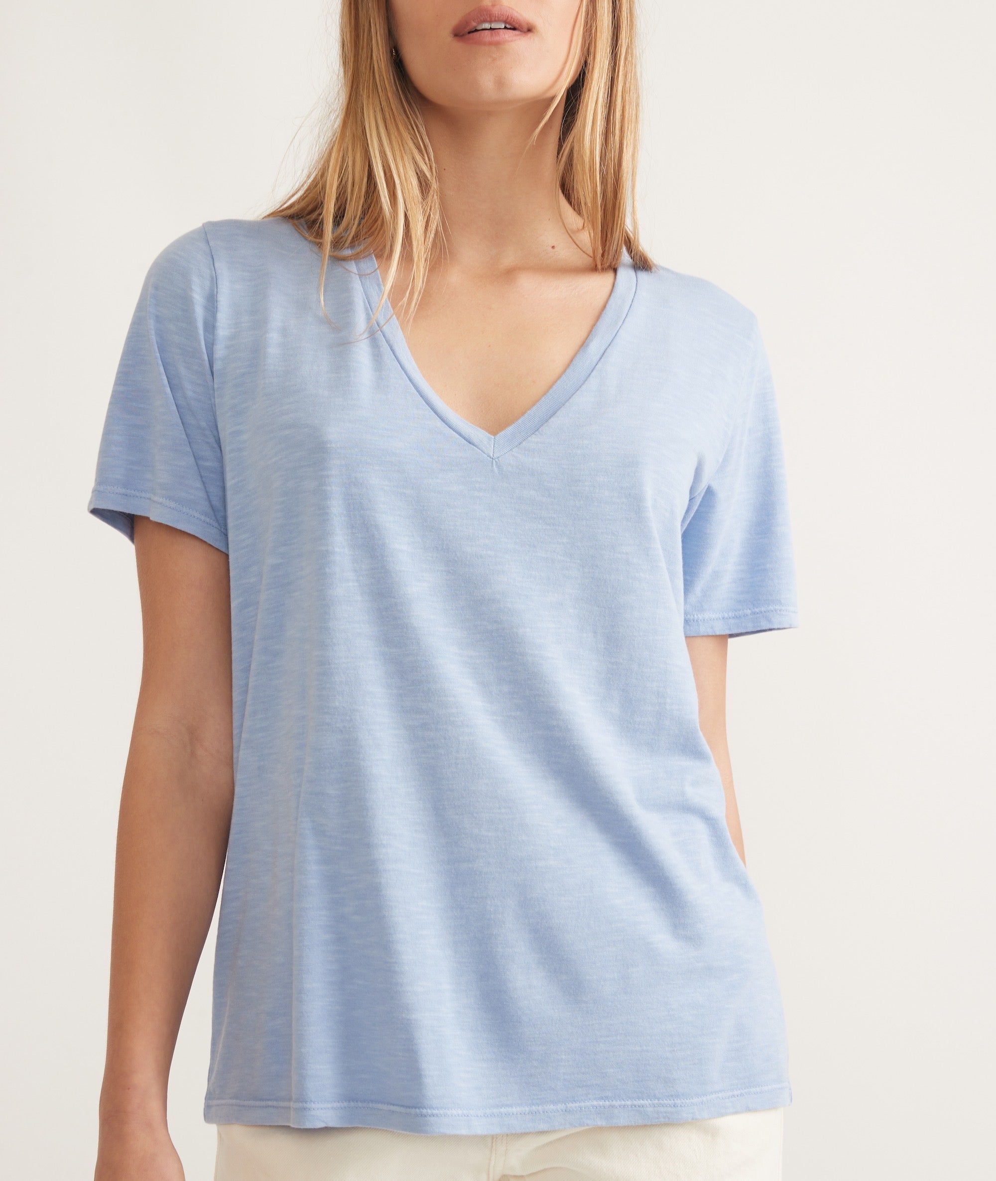 Hydrangea V Neck Tee