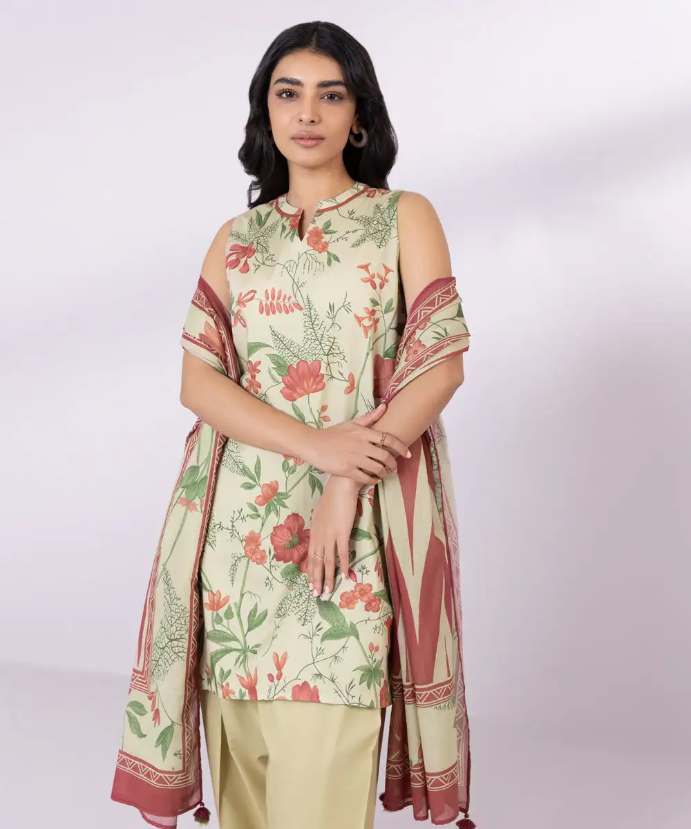 2 Piece - Printed Lawn Suit